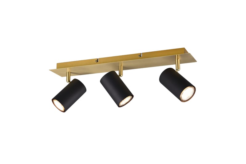 Marley Spot 3-deler Svart/Gull - Belysning - Lyspærer & lyskilder - Spotlights & downlights