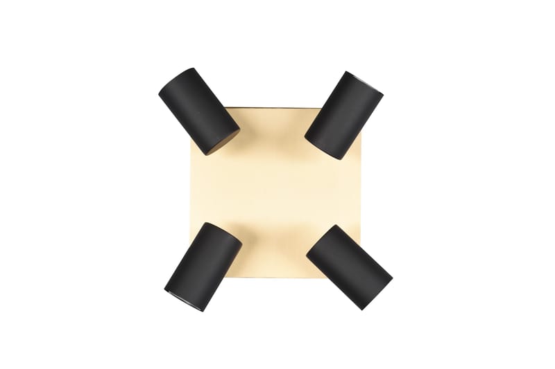 Marley Spot 4-deler Svart/Gull - Belysning - Lyspærer & lyskilder - Spotlights & downlights