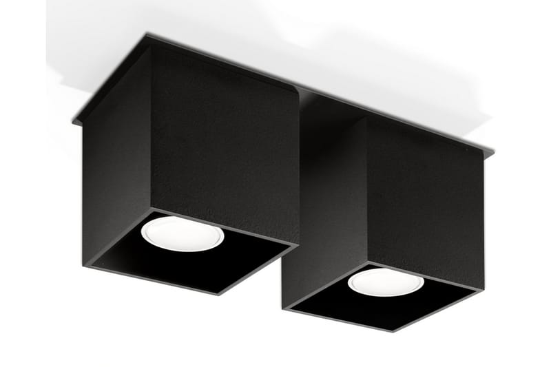 Quad Spotlight 2 Pærer Svart - Sollux Lighting - Belysning - Lyspærer & lyskilder - Spotlights & downlights