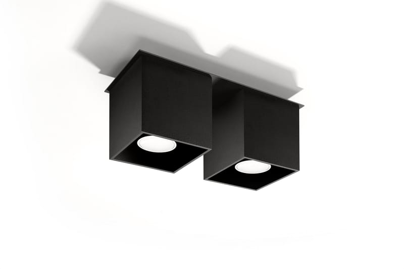 Quad Spotlight 2 Pærer Svart - Sollux Lighting - Belysning - Lyspærer & lyskilder - Spotlights & downlights