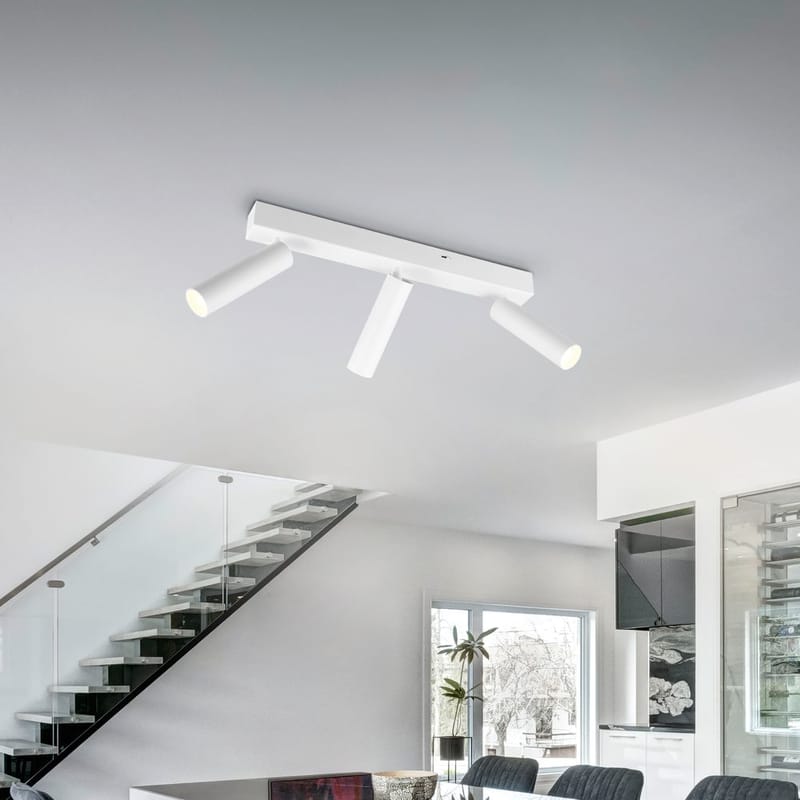 Spot Ambala - 3 lamper, Matt hvit - Belysning - Lyspærer & lyskilder - Spotlights & downlights - Spotlight skinne