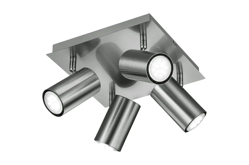 Marley spot firkantet 4xGU10 nikkel, undefined