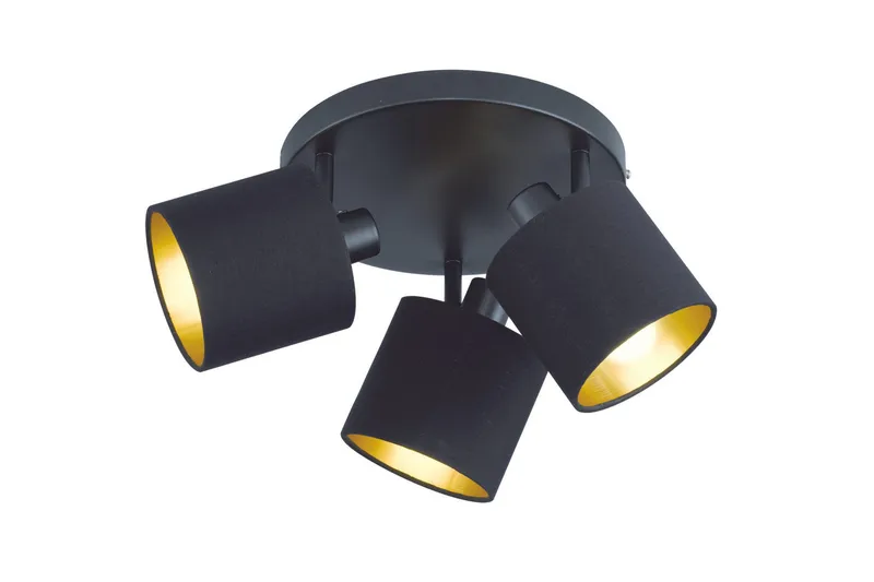 Tommy Spotlight 4xE14 med svart, Svart