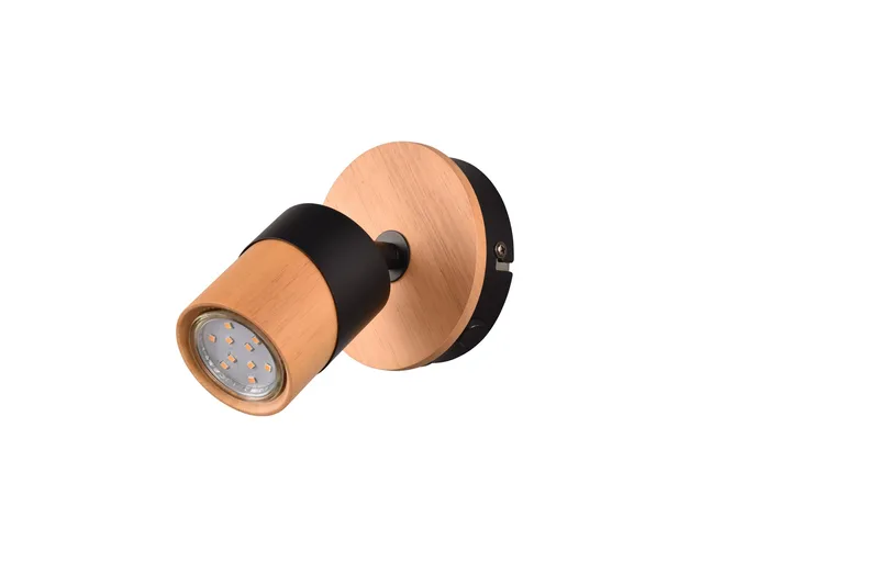 Trio Lighting Aruni Spotlight 1L GU10 tre/matt svart, undefined