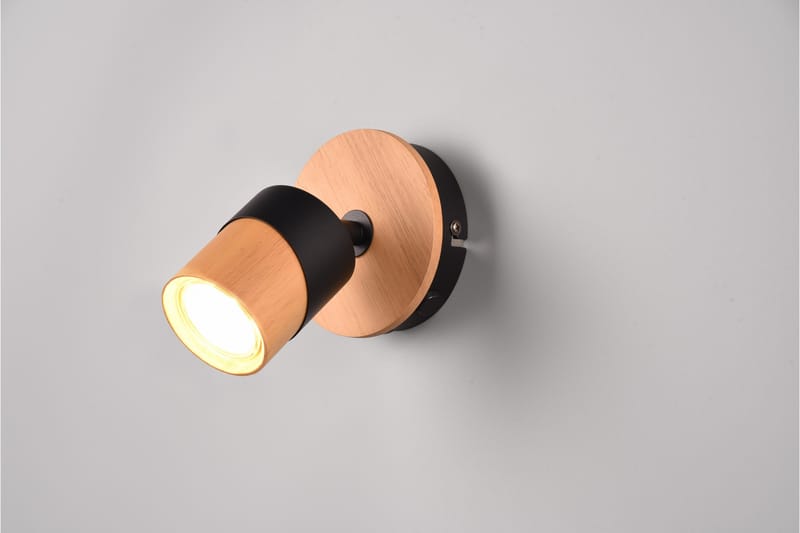 Trio Lighting Aruni Spotlight 1L GU10 tre/matt svart - Belysning - Lyspærer & lyskilder - Spotlights & downlights