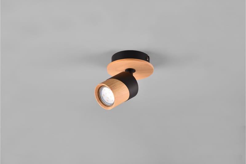 Trio Lighting Aruni Spotlight 1L GU10 tre/matt svart - Belysning - Lyspærer & lyskilder - Spotlights & downlights