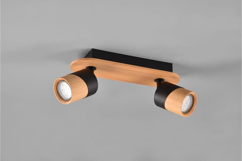 Trio Lighting Aruni Spotlight 2L GU10 Tre/Matt Svart - Belysning - Lyspærer & lyskilder - Spotlights & downlights