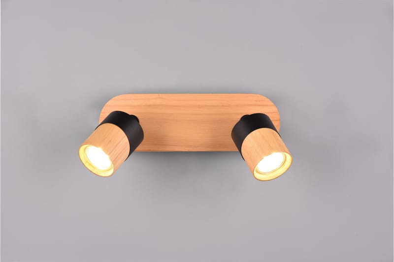 Trio Lighting Aruni Spotlight 2L GU10 Tre/Matt Svart - Belysning - Lyspærer & lyskilder - Spotlights & downlights