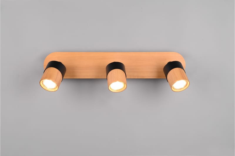 Trio Lighting Aruni Spotlight 3L GU10 Tre/Matt Svart - Belysning - Lyspærer & lyskilder - Spotlights & downlights