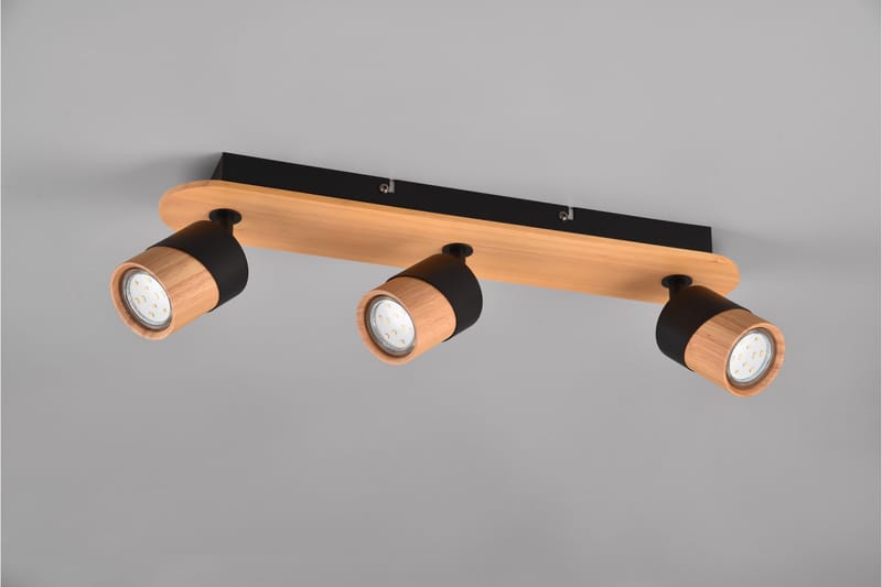 Trio Lighting Aruni Spotlight 3L GU10 Tre/Matt Svart - Belysning - Lyspærer & lyskilder - Spotlights & downlights