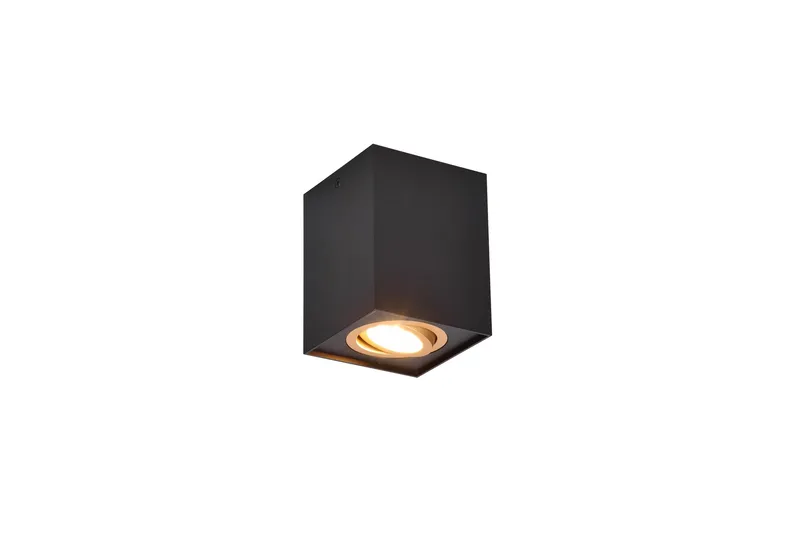 Trio Lighting Biscuit plafond GU10 svart/gull, undefined