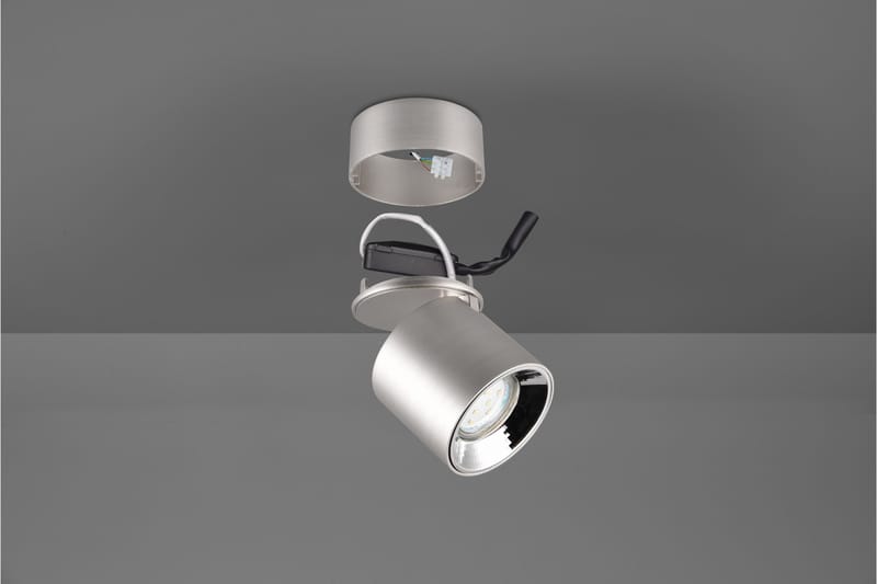 Trio Lighting Guayana Spotlight 1L GU10 børstet aluminium - Belysning - Lyspærer & lyskilder - Spotlights & downlights