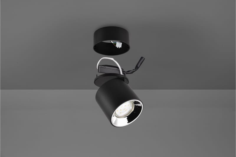 Trio Lighting Guayana Spotlys 1L GU10 matt svart - Belysning - Lyspærer & lyskilder - Spotlights & downlights