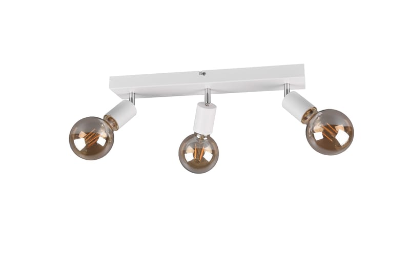 Trio Lighting Vannes spot 3L E27 matt hvit - Belysning - Lyspærer & lyskilder - Spotlights & downlights - Spotlight skinne