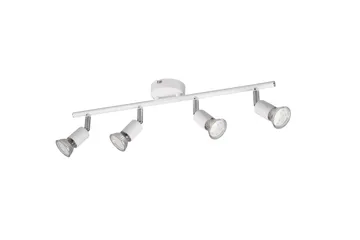 Trio Lighting Paris spotlight 4L GU10 matt hvit - Belysning - Lyspærer & lyskilder - Spotlights & downlights - Spotlight skinne