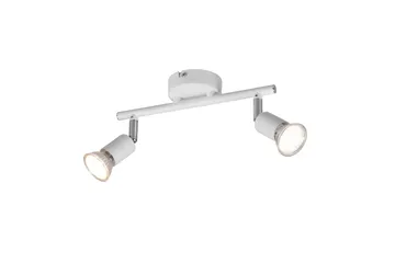 Trio Lighting Paris spotlight 2L GU10 matt hvit - Belysning - Lyspærer & lyskilder - Spotlights & downlights - Spotlight skinne