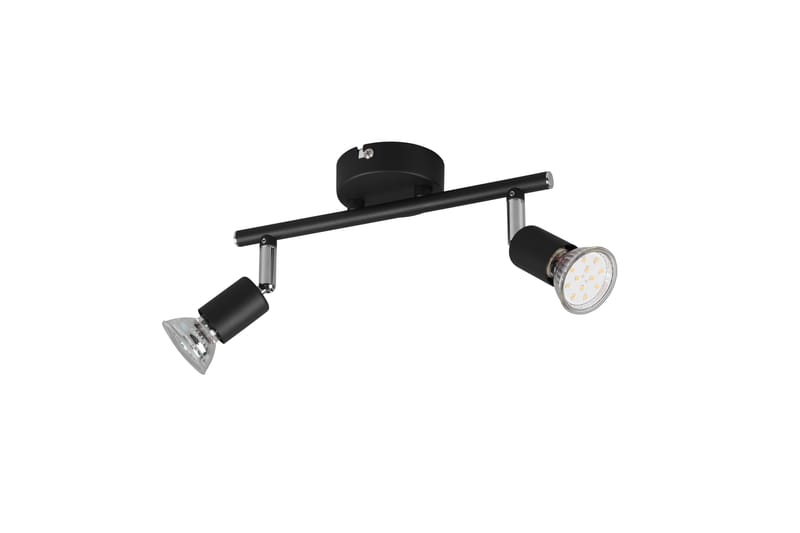 Trio Lighting Paris spotlight 2L GU10 matt svart - Belysning - Lyspærer & lyskilder - Spotlights & downlights - Spotlight skinne