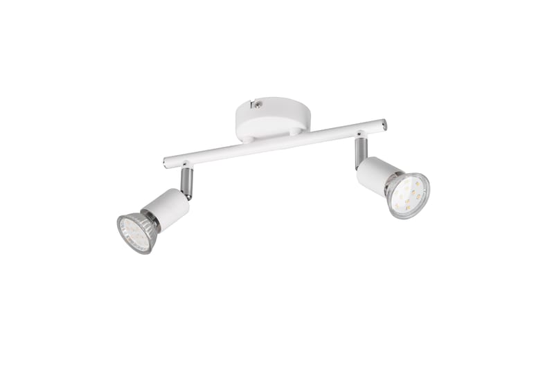 Trio Lighting Paris spotlight 2L GU10 matt hvit - Belysning - Lyspærer & lyskilder - Spotlights & downlights - Spotlight skinne