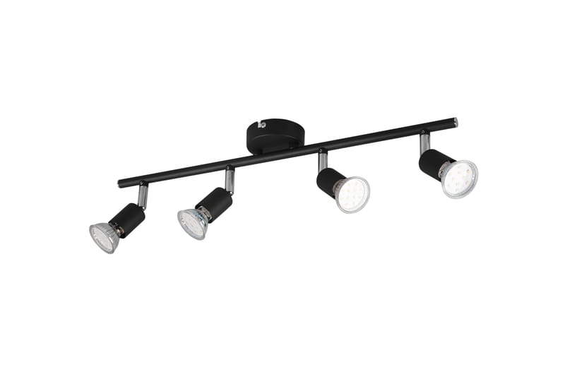 Trio Lighting Paris spotlight 4L GU10 matt svart - Belysning - Lyspærer & lyskilder - Spotlights & downlights - Spotlight skinne