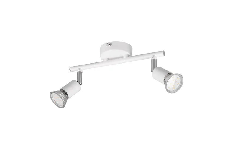 Trio Lighting Paris spotlight 2L GU10 matt hvit, undefined