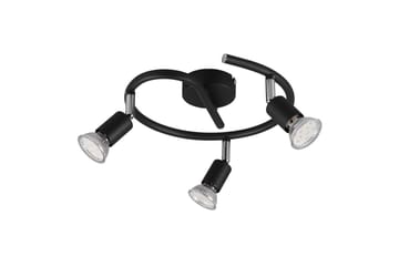 Trio Lighting Paris spotlight 3L GU10 matt svart - Belysning - Lyspærer & lyskilder - Spotlights & downlights - Spotlight skinne