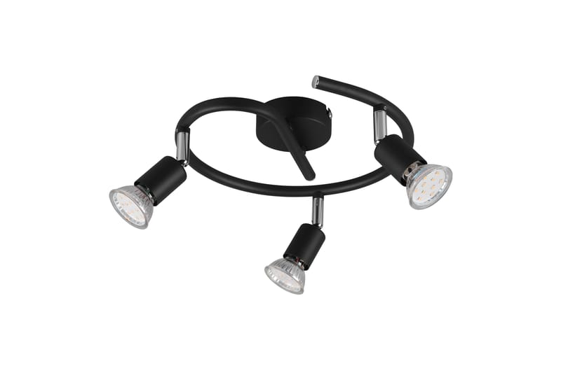 Trio Lighting Paris spotlight 3L GU10 matt svart - Belysning - Lyspærer & lyskilder - Spotlights & downlights - Spotlight skinne