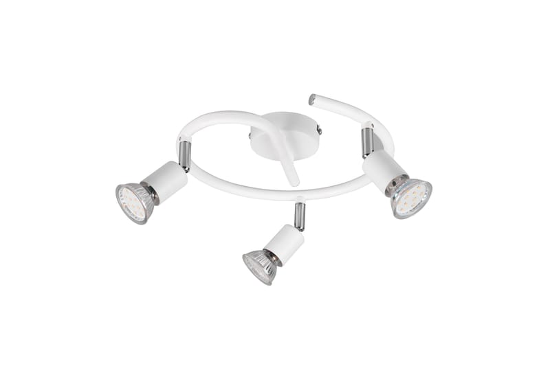 Trio Lighting Paris spotlight 3L GU10 matt hvit - Belysning - Lyspærer & lyskilder - Spotlights & downlights - Spotlight skinne