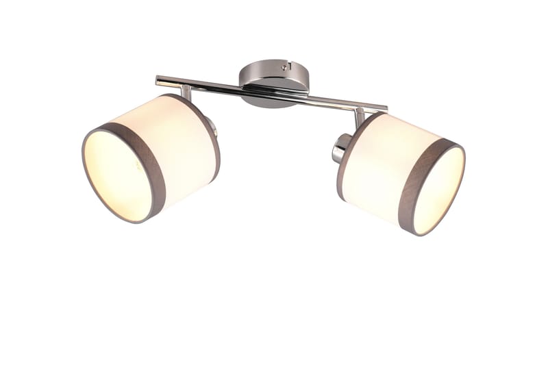 Trio Lighting Davos spotlight 2L E14 krom/hvit - Belysning - Lyspærer & lyskilder - Spotlights & downlights
