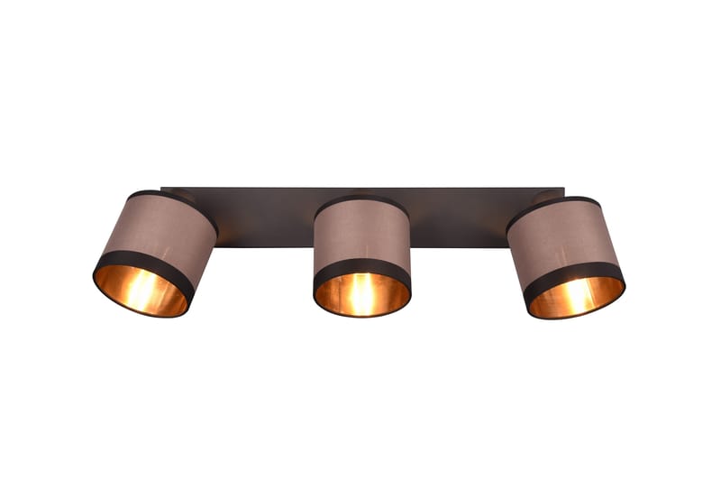 Trio Lighting Davos spotlight 3L E14 matt svart/greige - Belysning - Lyspærer & lyskilder - Spotlights & downlights