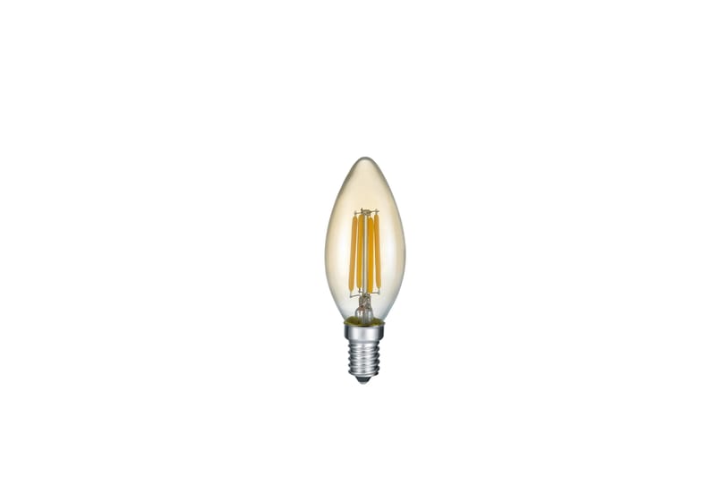 Trio Lighting LK LED E14 filament krone 4W 360lm 2700 K brun - Belysning - Lyspærer & lyskilder - LED-belysning - LED-pære
