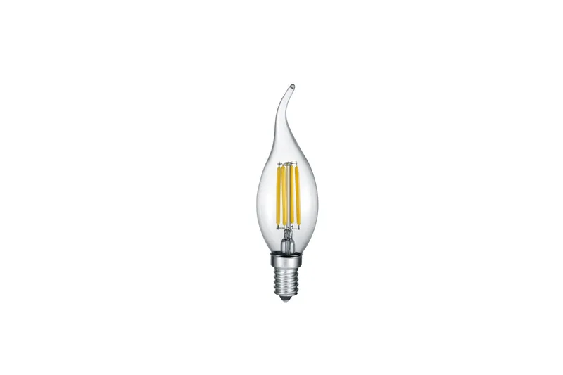 Trio Lighting LK LED E14 filament krone/buet topp 4W 470lm 2700K 3-trinn, undefined