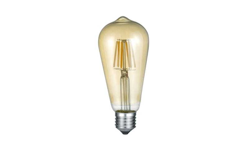 Trio Lighting LK LED E27 filament industrial 6W 420lm 2700K brun - Belysning - Lyspærer & lyskilder - Lyspærer