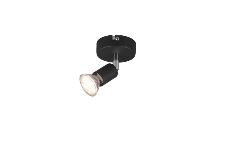 Trio Lighting Paris spotlight 1L GU10 matt svart - Belysning - Lyspærer & lyskilder - Spotlights & downlights