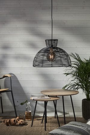 Runde lampeskjerm 47 cm - svart - Belysning - Belysningstilbehør