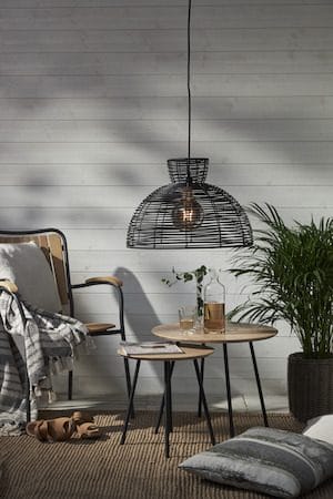 Runde lampeskjerm 47 cm - svart - Belysning - Belysningstilbehør