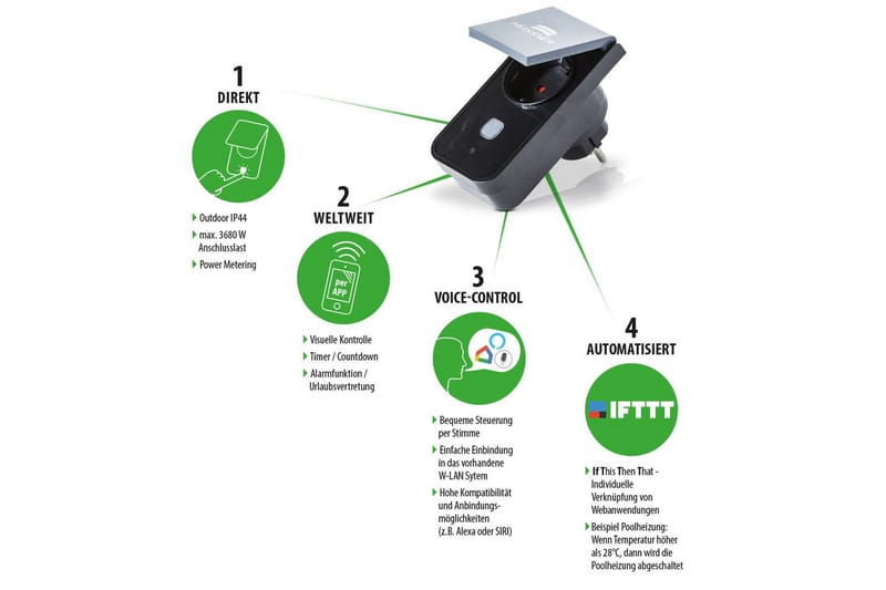 Smart Plug Heissner - Belysning - Utebelysning