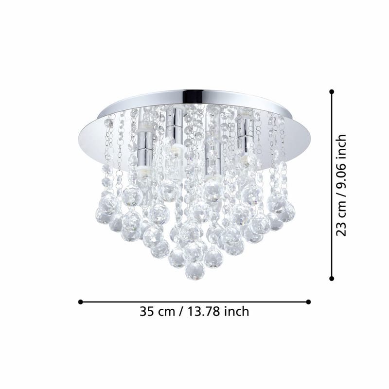 Taklampe Almonte - 350 mm - Belysning - Innendørsbelysning & Lamper - Taklampe - Plafondlampe