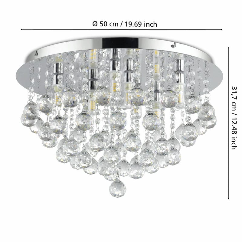 Taklampe Almonte - 500 mm - Belysning - Innendørsbelysning & Lamper - Taklampe - Plafondlampe