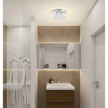 Taklampe Almonte - Krom - Belysning - Innendørsbelysning & Lamper - Taklampe - Plafondlampe