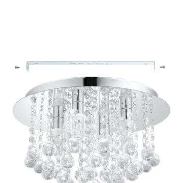 Taklampe Almonte - Krom - Belysning - Innendørsbelysning & Lamper - Taklampe - Plafondlampe
