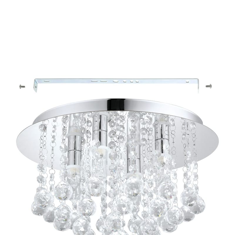 Taklampe Almonte - Krom - Belysning - Innendørsbelysning & Lamper - Taklampe - Plafondlampe