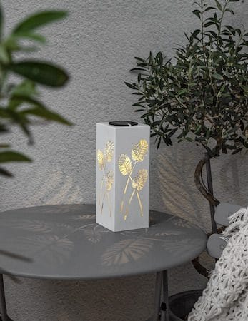 Albaleaf solcellepinne 90 cm - hvit - Belysning - Utebelysning - Solcelle utelys & solcellelamper