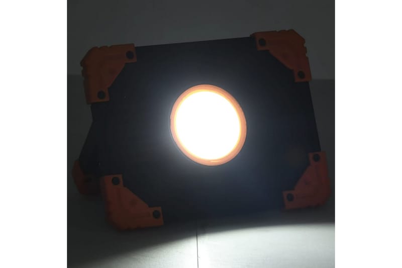 BÃ¦rbart LED-spotlys ABS 10 W kaldhvit - Svart - Belysning - Utebelysning