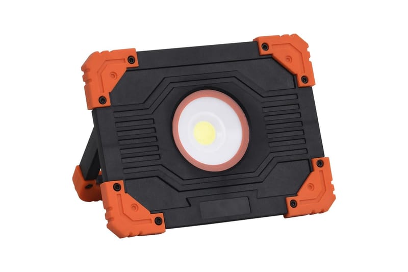 BÃ¦rbart LED-spotlys ABS 10 W kaldhvit - Svart - Belysning - Utebelysning
