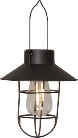 Cage solcelledekorasjon 18 cm - svart - Belysning - Utebelysning - Solcelle utelys & solcellelamper