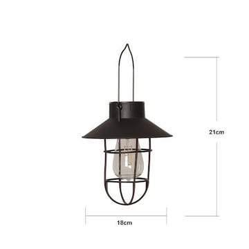 Cage solcelledekorasjon 18 cm - svart - Belysning - Utebelysning - Solcelle utelys & solcellelamper
