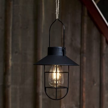 Cage solcelledekorasjon 18 cm - svart - Belysning - Utebelysning - Solcelle utelys & solcellelamper