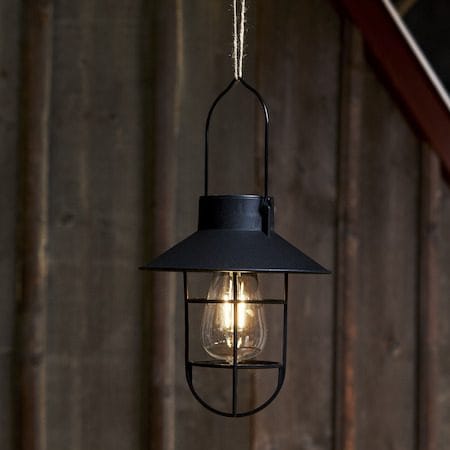 Cage solcelledekorasjon 18 cm - svart - Belysning - Utebelysning - Solcelle utelys & solcellelamper