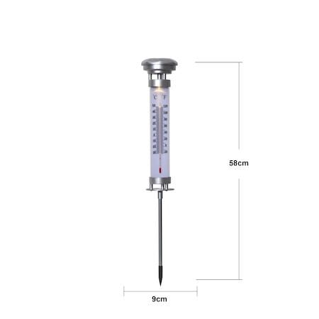 Celsius solcelledekorasjon 57,5 cm - sølv - Belysning - Utebelysning - Solcelle utelys & solcellelamper