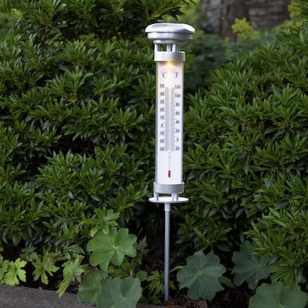 Celsius solcelledekorasjon 57,5 cm - sølv - Belysning - Utebelysning - Solcelle utelys & solcellelamper